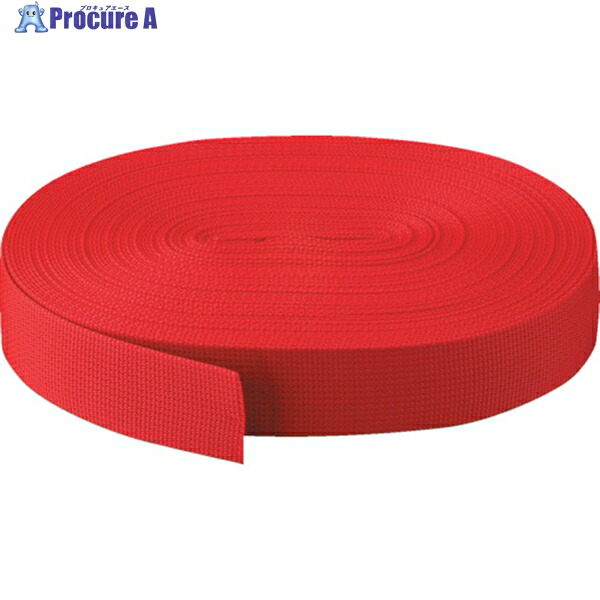 TRUSCO PPベルト幅40mmX長さ50m 赤 PPB-4050 R(40MMﾊﾊﾞX50M) 1本 ▼511-4021