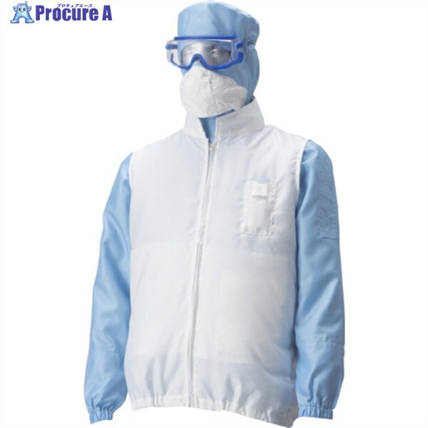 GOLDWIN 冷房装置服[[R上]]アウターベスト 白 3L PK2913-W-3L 1着 ▼664-4696