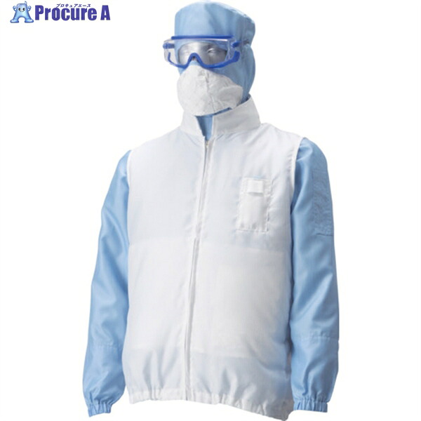 GOLDWIN 空調服[[R上]]アウターベスト 白 L PK2913-W-L 1着 ▼664-4700