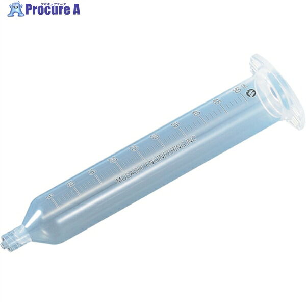 MUSASHI クリアシリンジ Fタイプ 目盛付 50ml 50本入り PSY-50F-M 1パック ▼771-4386