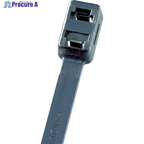 PANDUIT ダブルループ結束バンド 耐熱性黒 7.6&times;373&times;1.9 (250本入) PLB4H-TL30 1袋 ▼818-0374 ｜プロキュアエース