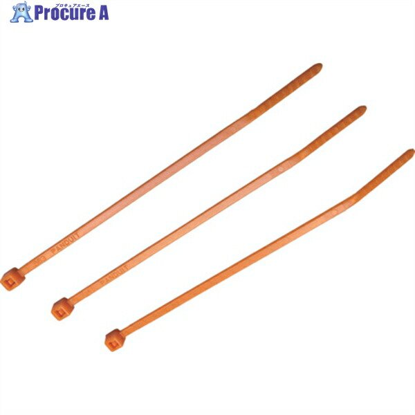 PANDUIT ナイロン一緒になるダンス楽隊 4.8×188×1.3 橙 1000本入 PLT2S-M3 1袋 ▼828-1607