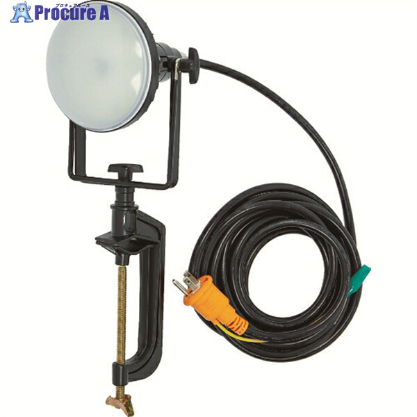 TRUSCO LED投光器 DELKURO バイスタイプ 20W 5m アース付 2芯3芯両用タイプ RTLE-205EP-V 1台 ▼114-5820 10,076円