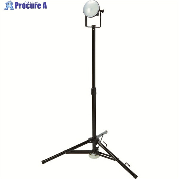 TRUSCO LED投光器 DELKURO 三脚タイプ 1灯 20W 10m アース付 2芯3芯両用タイプ RTLE-210EP-SK 1台 ▼114-5840 ｜プロキュアエース