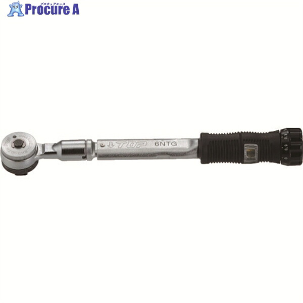 TOP ラチェット形グリップ付トルクレンチ 調整範囲2～6N・m RH-6NTG 1個 ▼168-0258