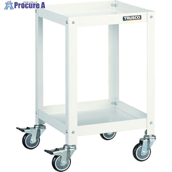 TRUSCO ツールワゴン ラビットワゴン 360X360 ウレタン車輪 ホワイト RBW-632U W 1台 ▼366-3094