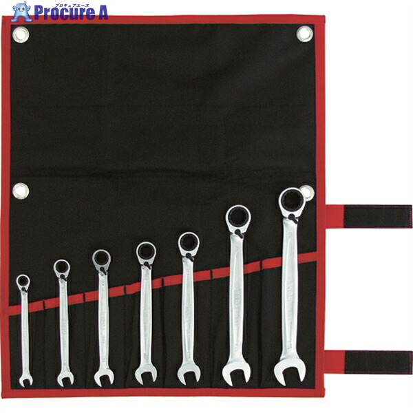 TONE うつり変わり式ラチェットめがね鍵仕掛ける 7pcs RMR700 1S ▼369-9218  ●YA513