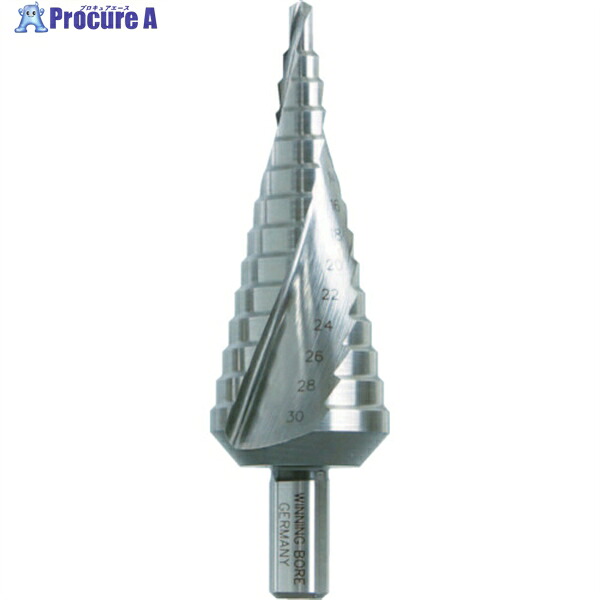 ウイニングボア ステップドリル ピラミッドドリル 4～30mm RSD-3 1本 ▼403-2454 ｜プロキュアエース 8,131円