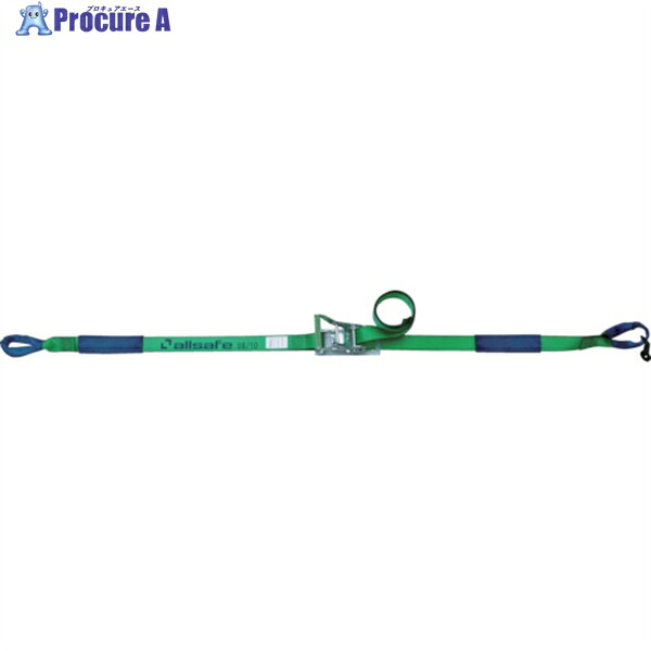allsafe ラッシングベルト ラチェット式しぼり35致しかた中掛け目 R3I12 1台 ▼763-5206 DIY・工具-ベルト荷締機-花・ガーデン・DIY