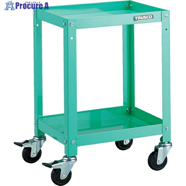 TRUSCO ツールワゴン ラビットワゴン 400X350 ゴム車輪 ヤンググリーン RBW-642 YG 1台 ▼818-3132 ｜プロキュアエース