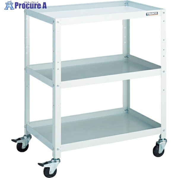 TRUSCO 手道具手押し車 ラビットワゴン 700X450 天然ゴム拷問台 白いこと RBW-973 W 1台 ▼818-3231