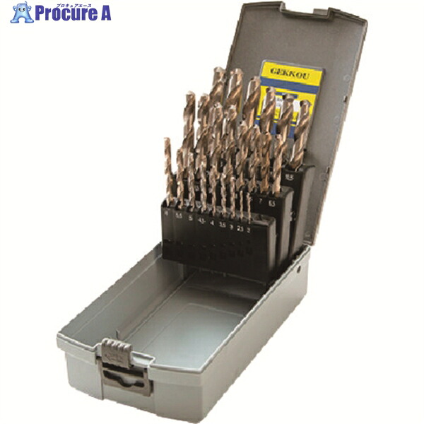 BIC TOOL 鉄工用月光ドリル 23本セット SGK2-13 1S ▼177-0546