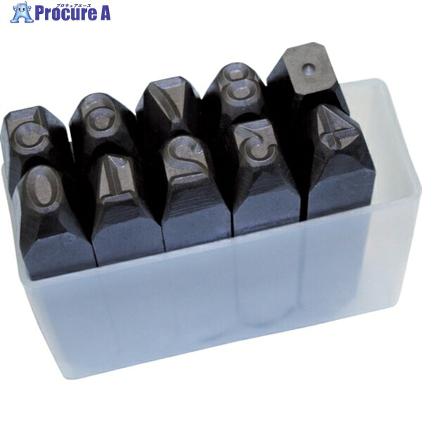 TRUSCO 数字刻印セット 16mm SK-160 1S ▼228-4812