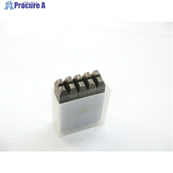 TRUSCO 逆数字刻印セット 8mm SKB-80 1S ▼228-5100