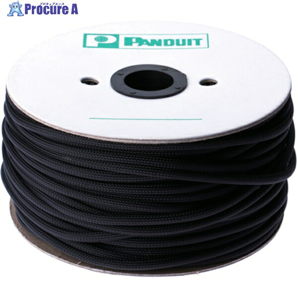 PANDUIT スーパーネットチューブ(ほつれ防止タイプ) 黒 外径38.1mm 15.24m SE150PSC-LR0 1巻 ▼497-3984 ｜プロキュアエース