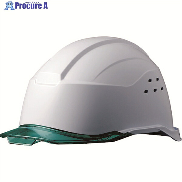 ミドリ安全 ヘルメット SC-21PCLVS RA3 KP 侍2 ホワイト/グリーン SC-21PCLVSRA3-KP-W/GN 1個 ▼513-7923