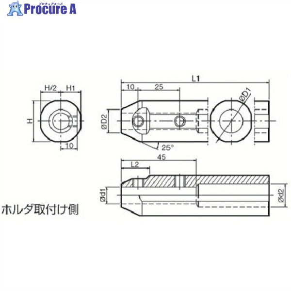 京セラ ボーリングバー用スリーブ SHA SHA1025.0-135 1個 ▼552-3168 ●MA515