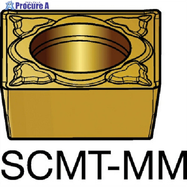 SANDVIK コロターン107 旋削用ポジチップ(120) 2025 SCMT 12 04 04-MM 2025 (120) 10個 ▼610-6111 ●KO521