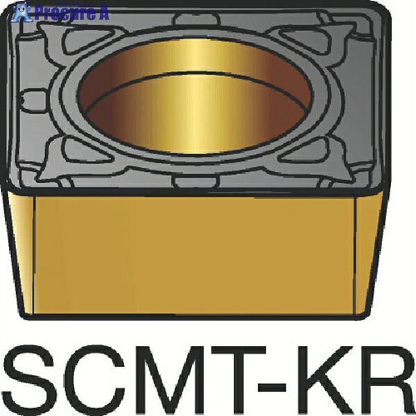 SANDVIK コロターン107 旋削用ポジチップ(120) H13A SCMT 09 T3 08-KR H13A (120) 10個 ▼615-0276 ●KO521