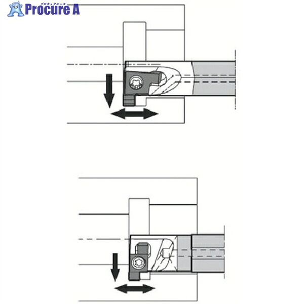 京セラ 内径溝入れ加工用超硬防振バー SIGE-WH SIGER0808A-WH 1個 ▼648-9346 ●MA515