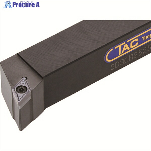 タンガロイ スクリューオン式外径加工用バイト SDQCR/L SDQCR2525M11 1個 ▼711-2254 ●MA515