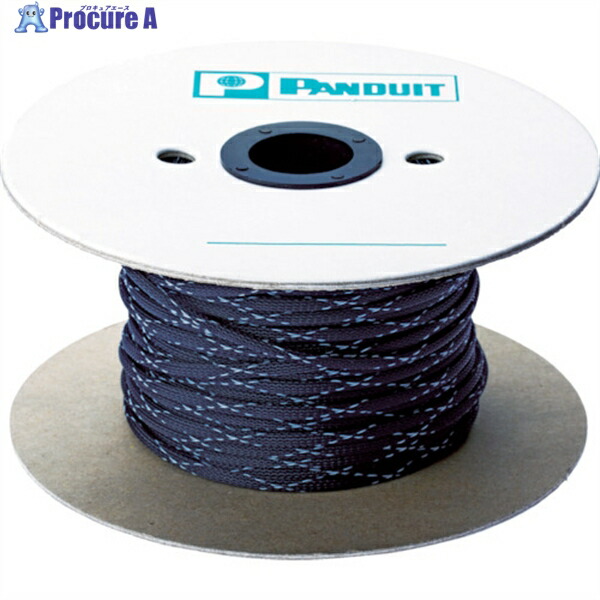 PANDUIT ネットチュ-ブ 難燃性タイプ 黒 最大束線外径φ9.5&times;長さ60.96m SE25PFR-TR0 1巻 ▼731-5520 ｜プロキュアエース 15,258円