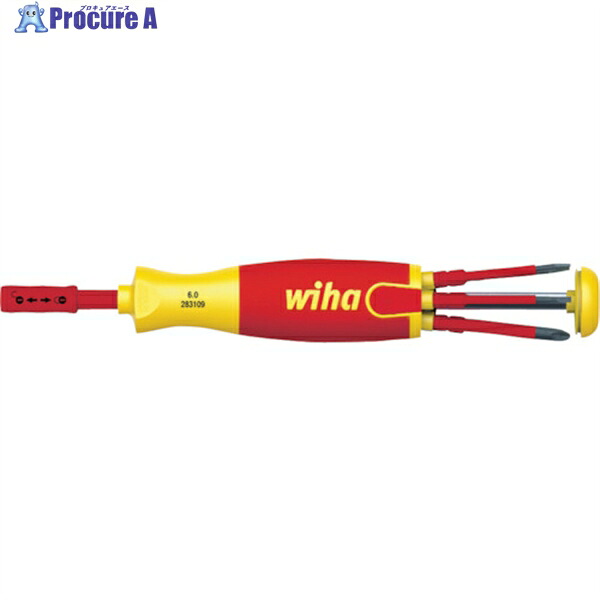 wiha 縁切りスリムバリオ 差替式１番ウッド マガジンリフトアップ 6本入書き割り SB2831-09020 1S ▼829-0353