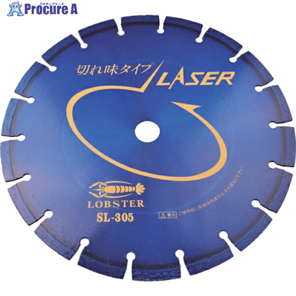 エビ ダイヤモンドカッター レーザー(乾式) 304mm 穴径25.4mm SL30525.4 1枚 ▼123-9431 ●YA513｜プロキュアエース