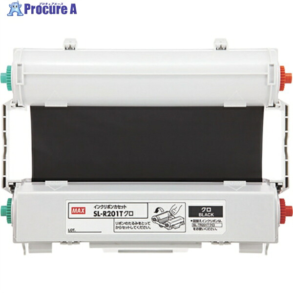 MAX ビーポップ CPM-200用インクリボンカセット SL-R212Tオレンジ 50m巻 SL-R212T 1個 ▼146-5349