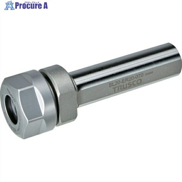 TRUSCO NC旋盤用ストレートシャンクコレットホルダ ERコレットホルダSL型(メトリック) シャンク径25 全長103 ER16用 SL25-ER16-070 1本 ▼207-7123