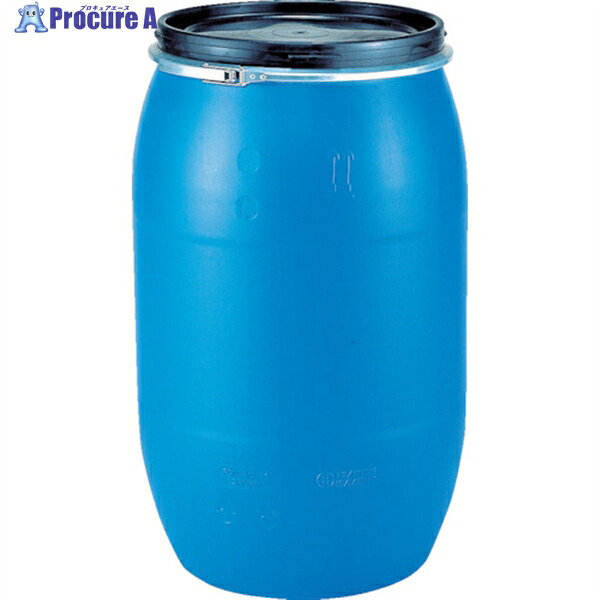 サンコー プラスチックドラムオープンタイプ 850052 PDO220L-1ブルー SKPDO-220L-1-BL 1本 ◇▼342-5193