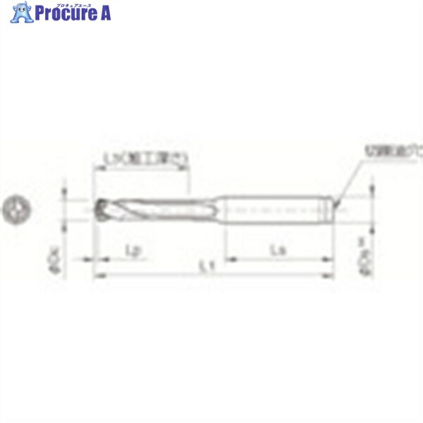 京セラ マジックドリル用ホルダ SS-DRC 加工深さ3×DC SS20-DRC190M-3 1本 ▼357-5918 ●MA515