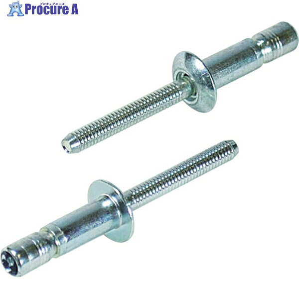 エビ 高強度ブラインドリベット Sボルト(丸頭) Φ4.8/板厚11.0mm (500本入) SNS48110 1箱 ▼372-6118 ●YA513