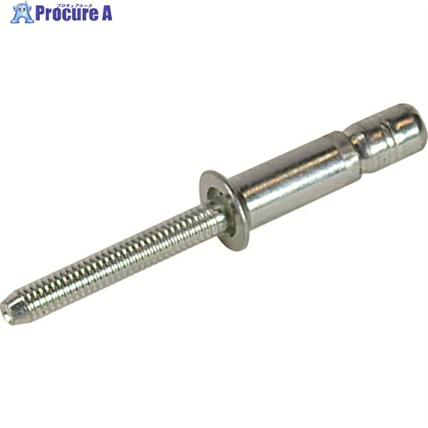 エビ 高強度ブラインドリベット Sボルト(皿頭) Φ6.4/板厚12.0mm (250本入) SNS64120K 1箱 ▼372-6142 ●YA513｜プロキュアエース