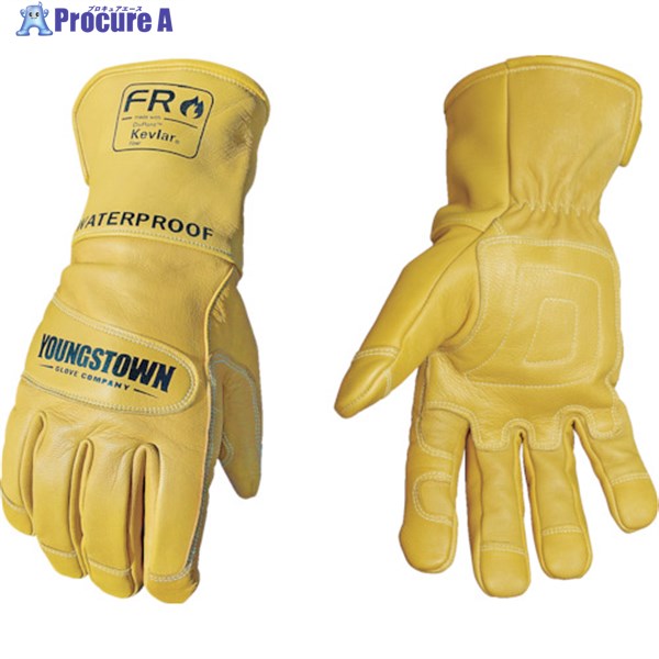 YOUNGST 革手袋 FRウォータープルーフレザー ケブラー(R) M 11-3285-60-M 1双 ▼114-6945 |プロキュアエース