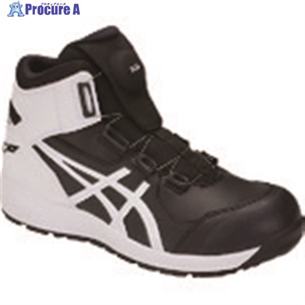 ASICS ウィンジョブCP304 BOA ブラック×ホワイト 26.0cm 1271A030.001-26.0 1足 ▼148-7509