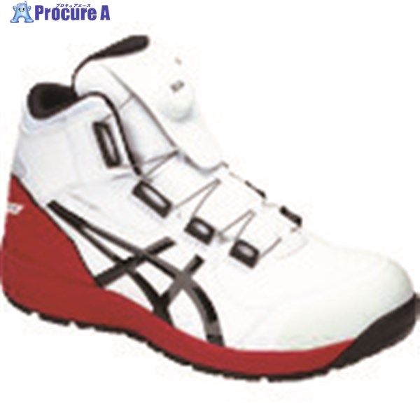ASICS ウィンジョブCP304 BOA ホワイト×ブラック 22.5cm 1271A030.100-22.5 1足 ▼148-7516