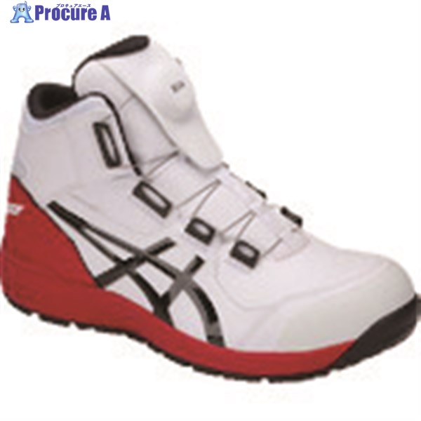 ASICS ウィンジョブCP304 BOA ホワイト×ブラック 28.0cm 1271A030.100-28.0 1足 ▼148-7527