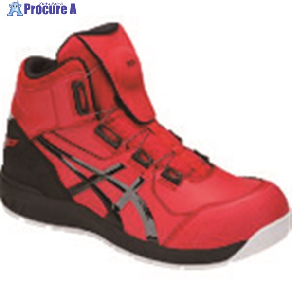 ASICS ウィンジョブCP304 BOA クラシックレッド×ブラック 24.5cm 1271A030.600-24.5 1足 ▼148-7534 |プロキュアエース