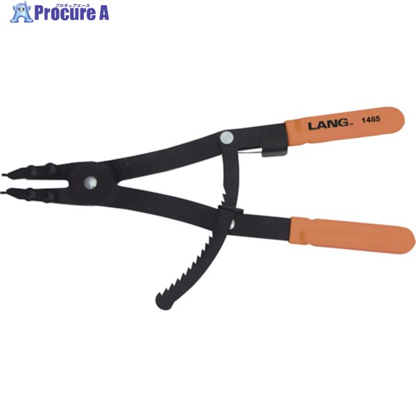 LANGTOOLS スナップリングプライヤー(穴用) 1485 1丁 ▼250-5712