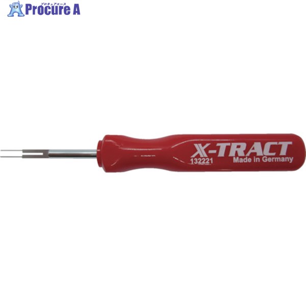 ワルター ピン抜き工具 X-TRACT 平2本爪形状 0.5×1.0mm 132221 1本 ▼257-6776