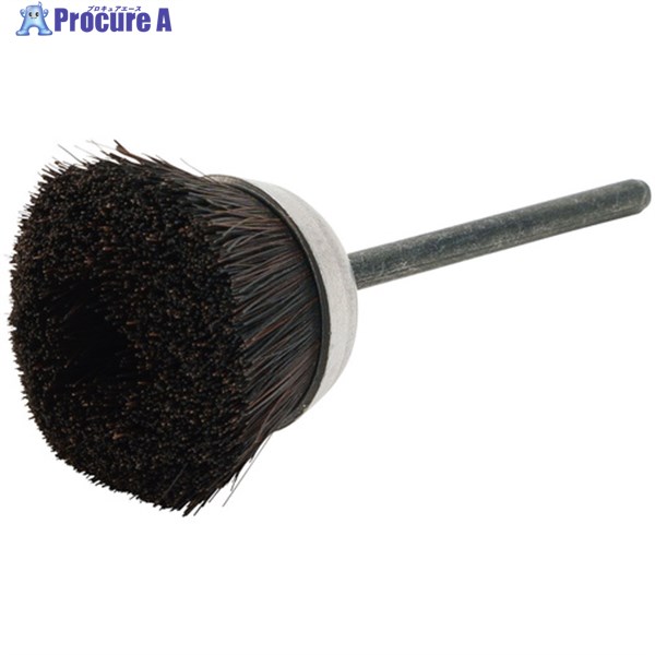BURRTEC ワイラーミニチュアカップブラシ MC-16 P5 25.0X3.0 黒馬毛 12650300 1袋 ▼353-1112 |プロキュアエース