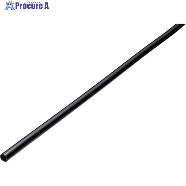 潤工社 極柔らかさポリウレタン熱電子管  US 12X8粍 20m 黒 15-12-BK-20 1巻 ▼382-8852