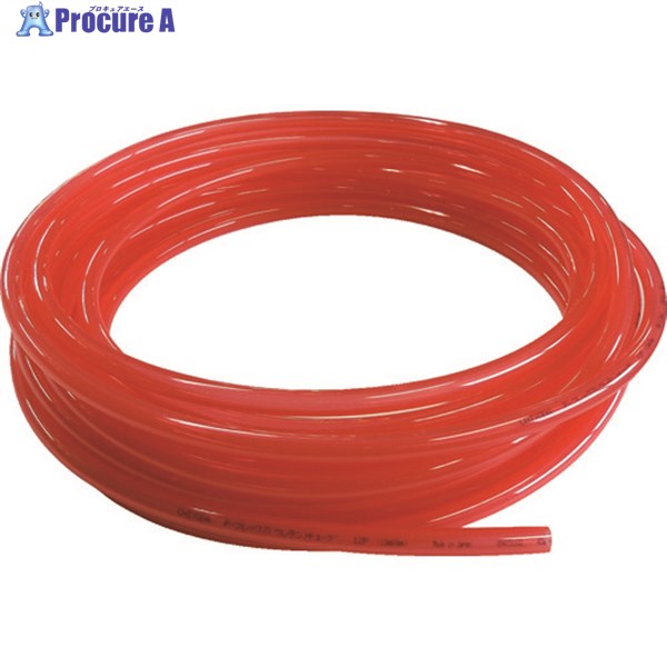 チヨダ ポリウレタンチューブ PフレックスチューブCP(透明ピンク)12mm/20m 12P-CP 20M 1本 ▼808-3248 |プロキュアエース