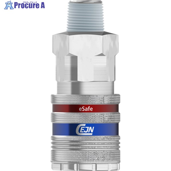 CEJN シリーズ550 eSafe カップリング オネジ NPT1/2インチ 10-550-2455 1個 ▼836-8069