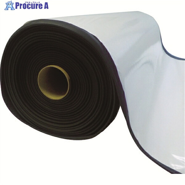 TRUSCO EPDMスポンジロール 粘着テープ付 10mm厚 幅1000mmX10m TAFLT-10-10100 1巻 ◇▼116-4297
