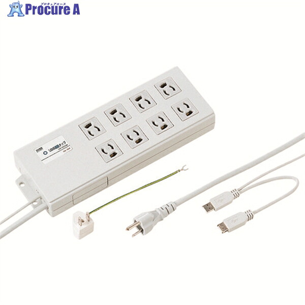 SANWA USB連動タップ TAP-RE2UN 1本 ▼203-1538