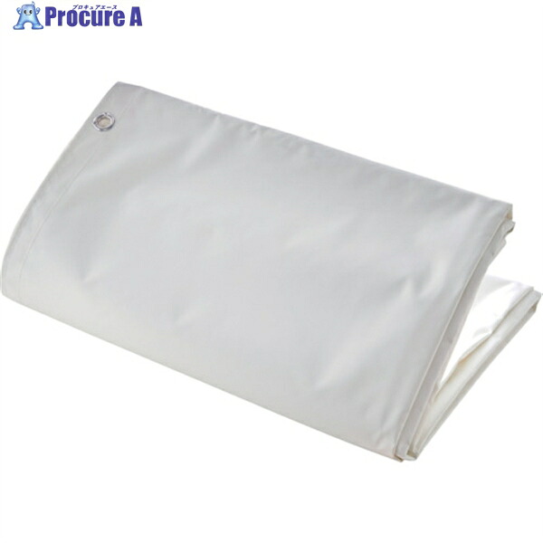 TRUSCO 白防炎シート5.4X5.4(目付350G) TBSP-5454 1枚 ▼261-9797