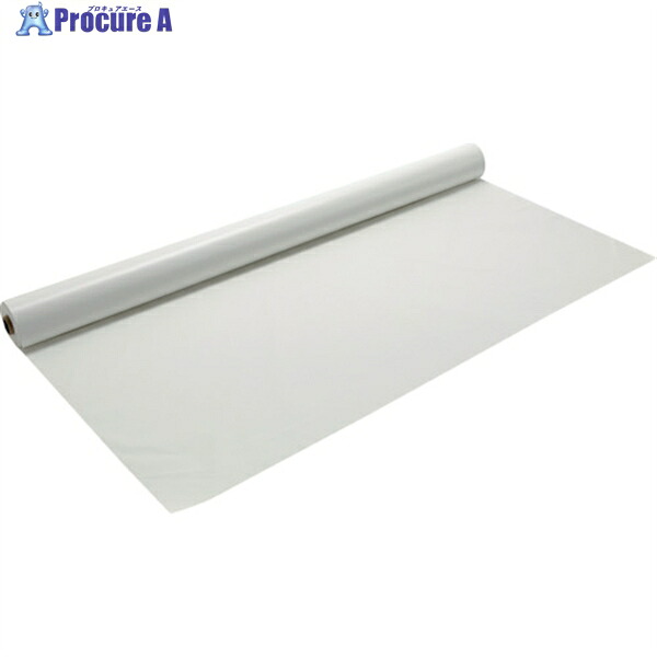 TRUSCO 白防炎シート1.8X50(目付350G) TBSP-18500 1巻 ◇▼261-9799 ※車上渡し