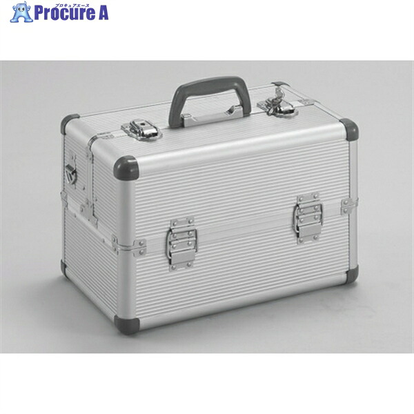 TRUSCO 軽銀入れもの(両開き) 内寸352X207XH229 しろがね色 TACR-37 1個 ▼389-5530
